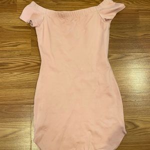 Windsor Tight Mini Dress in Blush